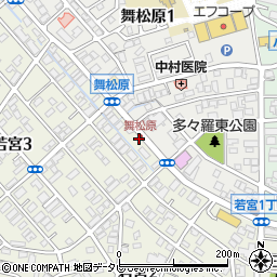 舞松原周辺の地図