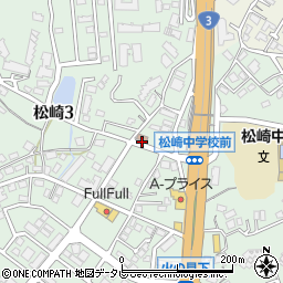 福岡松崎郵便局 ＡＴＭ周辺の地図