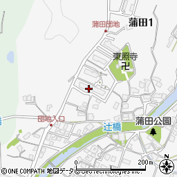 蒲田団地周辺の地図