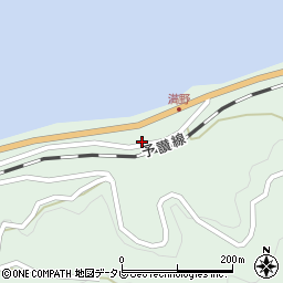 愛媛県伊予市双海町串3561-2周辺の地図