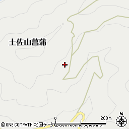 高知県高知市土佐山菖蒲521周辺の地図