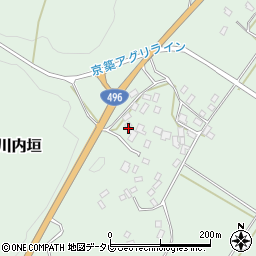 福岡県京都郡みやこ町犀川内垣659周辺の地図