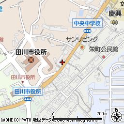 田川構内自動車田川ＬＰガススタンド周辺の地図