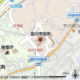 福岡県田川市周辺の地図