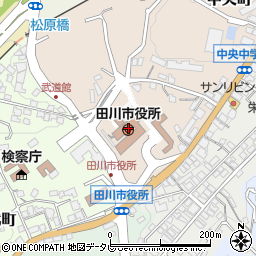 福岡銀行田川市役所 ＡＴＭ周辺の地図