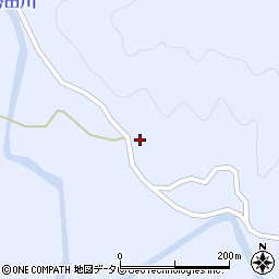 徳島県海部郡海陽町浅川松田屋敷周辺の地図