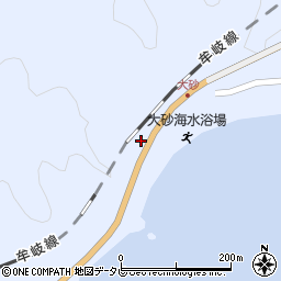 徳島県海部郡海陽町浅川大砂19周辺の地図