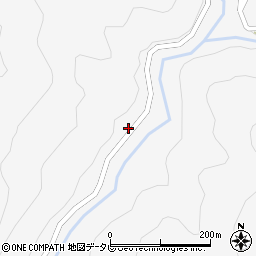 高知県香美市香北町西川（乙）周辺の地図