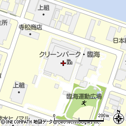 福岡市役所環境局　施設部臨海工場周辺の地図