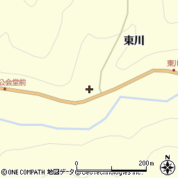 愛媛県上浮穴郡久万高原町東川2525周辺の地図