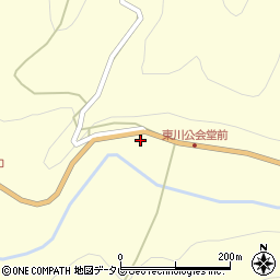 愛媛県上浮穴郡久万高原町東川1957周辺の地図