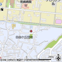 福岡県飯塚市潤野1342-24周辺の地図