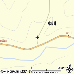 愛媛県上浮穴郡久万高原町東川2515周辺の地図