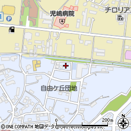 福岡県飯塚市潤野1342-17周辺の地図