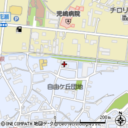 福岡県飯塚市潤野1342-19周辺の地図
