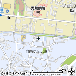 福岡県飯塚市潤野1342-18周辺の地図