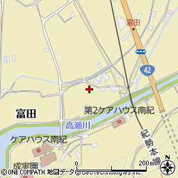 和歌山県西牟婁郡白浜町富田708-1周辺の地図