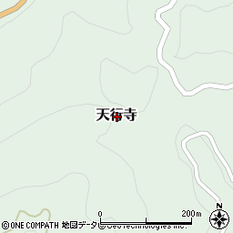 高知県南国市天行寺周辺の地図