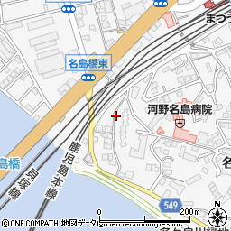 名島5号公園周辺の地図