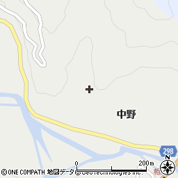 徳島県海部郡海陽町相川中野148周辺の地図