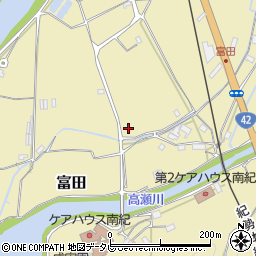 和歌山県西牟婁郡白浜町富田631-14周辺の地図