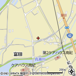 和歌山県西牟婁郡白浜町富田631-17周辺の地図