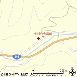 愛媛県上浮穴郡久万高原町東川2891-1周辺の地図