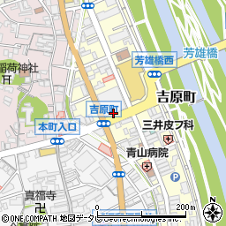 ローソン西鉄飯塚バスターミナル店周辺の地図