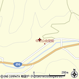 愛媛県上浮穴郡久万高原町東川2900周辺の地図