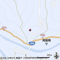 高知県吾川郡仁淀川町用居甲周辺の地図