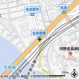 名島橋東周辺の地図