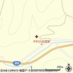 愛媛県上浮穴郡久万高原町東川2899周辺の地図