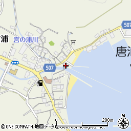 宮浦公民館周辺の地図