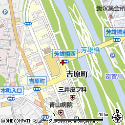 芳雄橋西周辺の地図