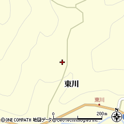 愛媛県上浮穴郡久万高原町東川2096周辺の地図