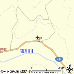 愛媛県上浮穴郡久万高原町東川3180周辺の地図