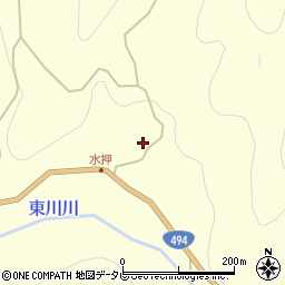 愛媛県上浮穴郡久万高原町東川3195周辺の地図