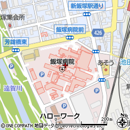飯塚病院労働組合周辺の地図