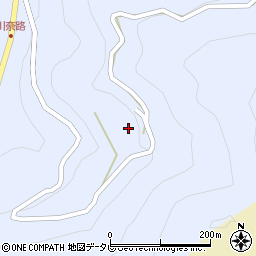 高知県高知市土佐山高川281周辺の地図