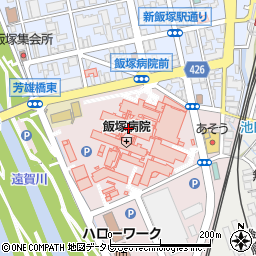 福岡銀行飯塚病院 ＡＴＭ周辺の地図