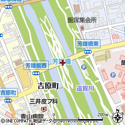 芳雄橋周辺の地図
