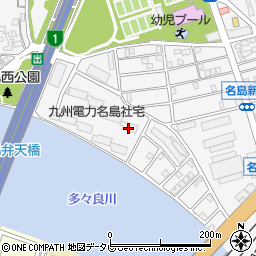 名島社宅Ｄ周辺の地図