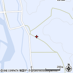 徳島県海部郡海陽町若松宮ノ前周辺の地図