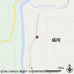 和歌山県東牟婁郡古座川町成川10周辺の地図