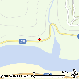 高知県香美市香北町白川338周辺の地図