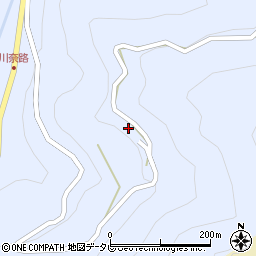 高知県高知市土佐山高川252周辺の地図