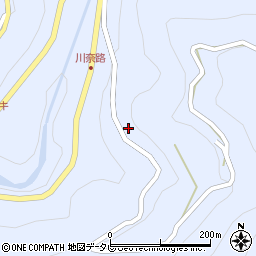 高知県高知市土佐山高川310周辺の地図