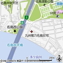 名島社宅Ｂ周辺の地図