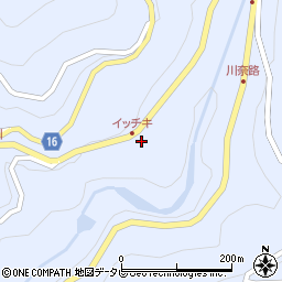 高知県高知市土佐山高川968周辺の地図