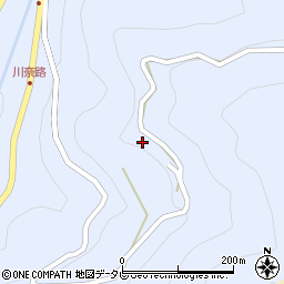 高知県高知市土佐山高川254周辺の地図